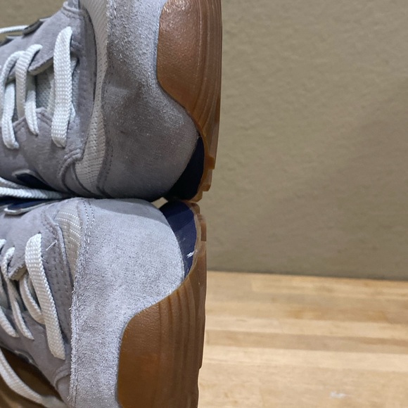 New Balance 500 Classic Gray Blue Comfort Sneakers GM500SG Men Lace up Sz 11.5 D - Picture 7 of 11